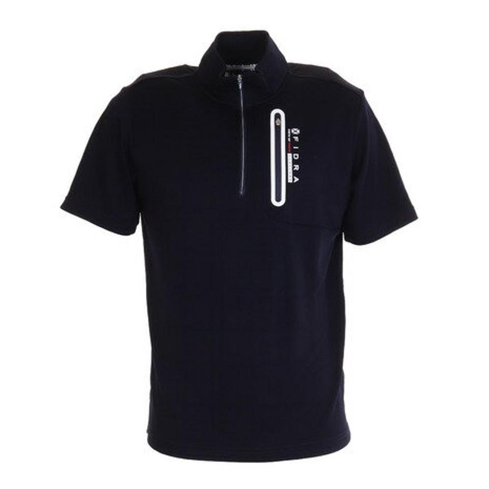 フィドラ（FIDRA） ゴルフ ポロシャツ cool ハーフジップシャツ FD5KTG06 NVY （メンズ）
