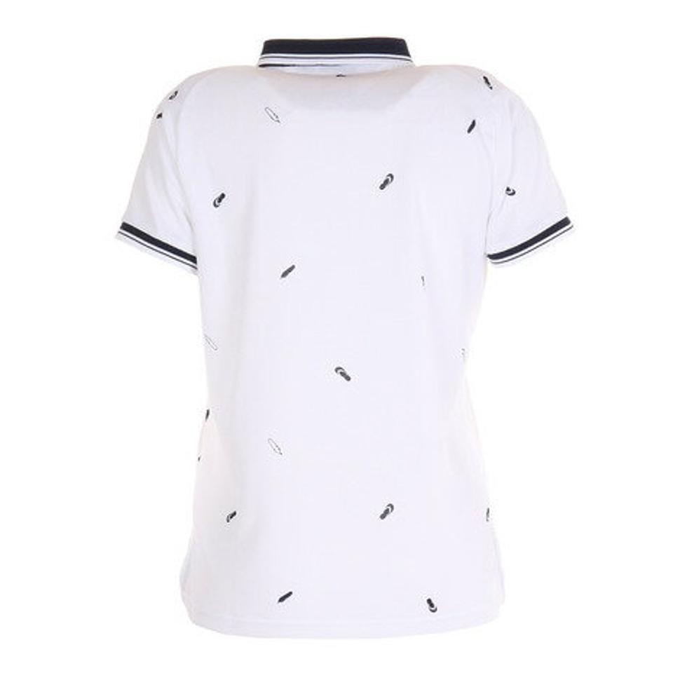 クランク（CLUNK） ゴルフウェア 軽量ビーサン柄ポロシャツ CL5KUG02 WHT （レディース）