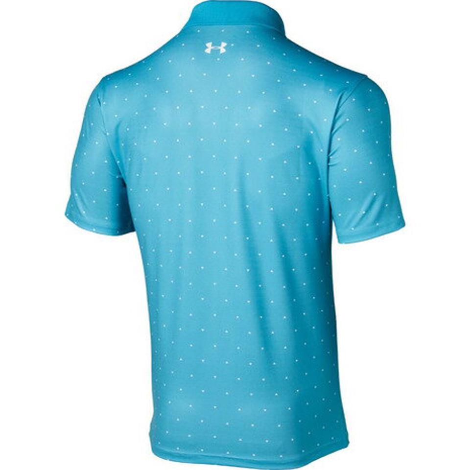 アンダーアーマー（UNDER ARMOUR） ゴルフ プレイオフ ピケ 半袖ポロシャツ 1355453 ESC/WHT GO （メンズ）