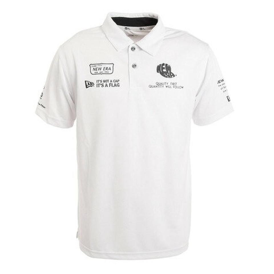 ニューエラ（NEW ERA） ゴルフウェア 吸汗速乾 UVカット 抗菌防臭 ARCHIVE 半袖ポロシャツ 13272891 （メンズ）