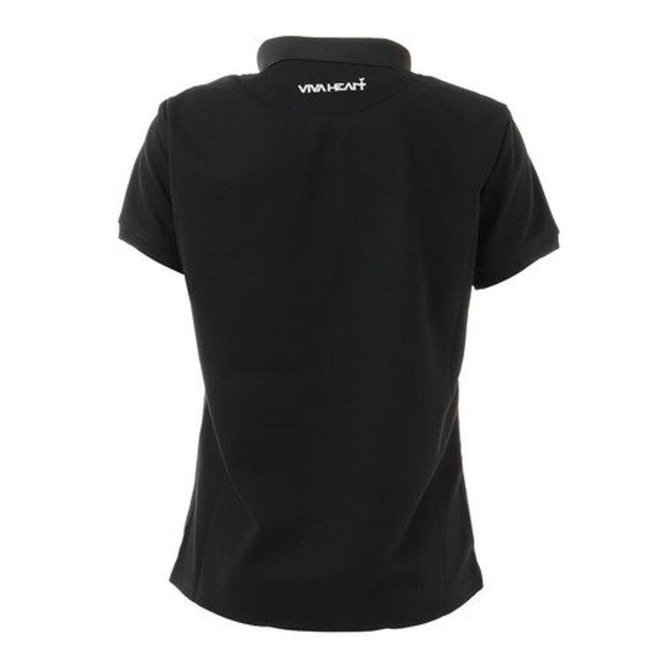 ビバハート（VIVA HEART） ゴルフウェア LPEカノコ半袖ポロシャツ アームカバー付き 012-23841-019 （レディース）