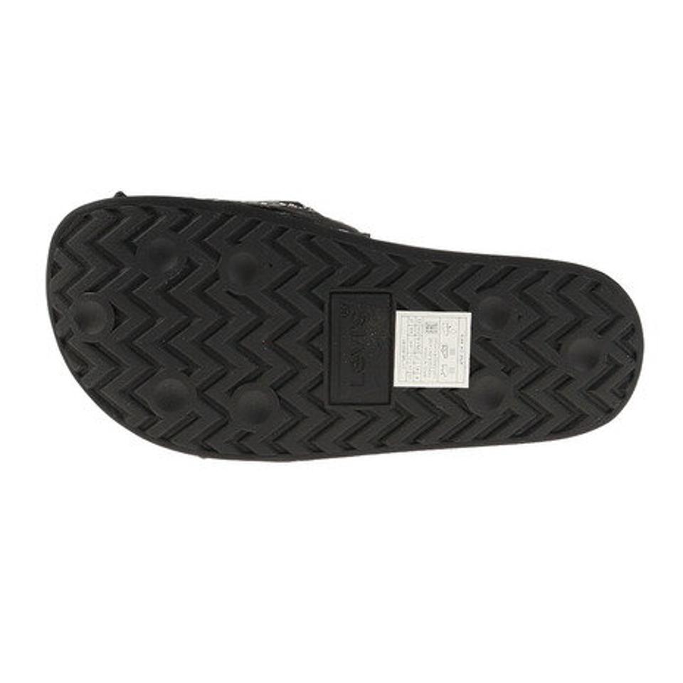 リーバイス（LEVIS）（レディース）サンダル レディース ぺたんこ JUNE S BANDANA 231546 BLACK ブラック 黒
