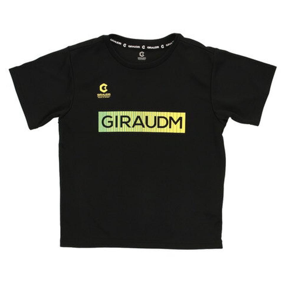 ジローム（GIRAUDM） ドライ 速乾 UVカット 上下セット スーツ 半袖Tシャツ＆ショートパンツ 865GM0CD2461 BLK オンライン価格 （キッズ）