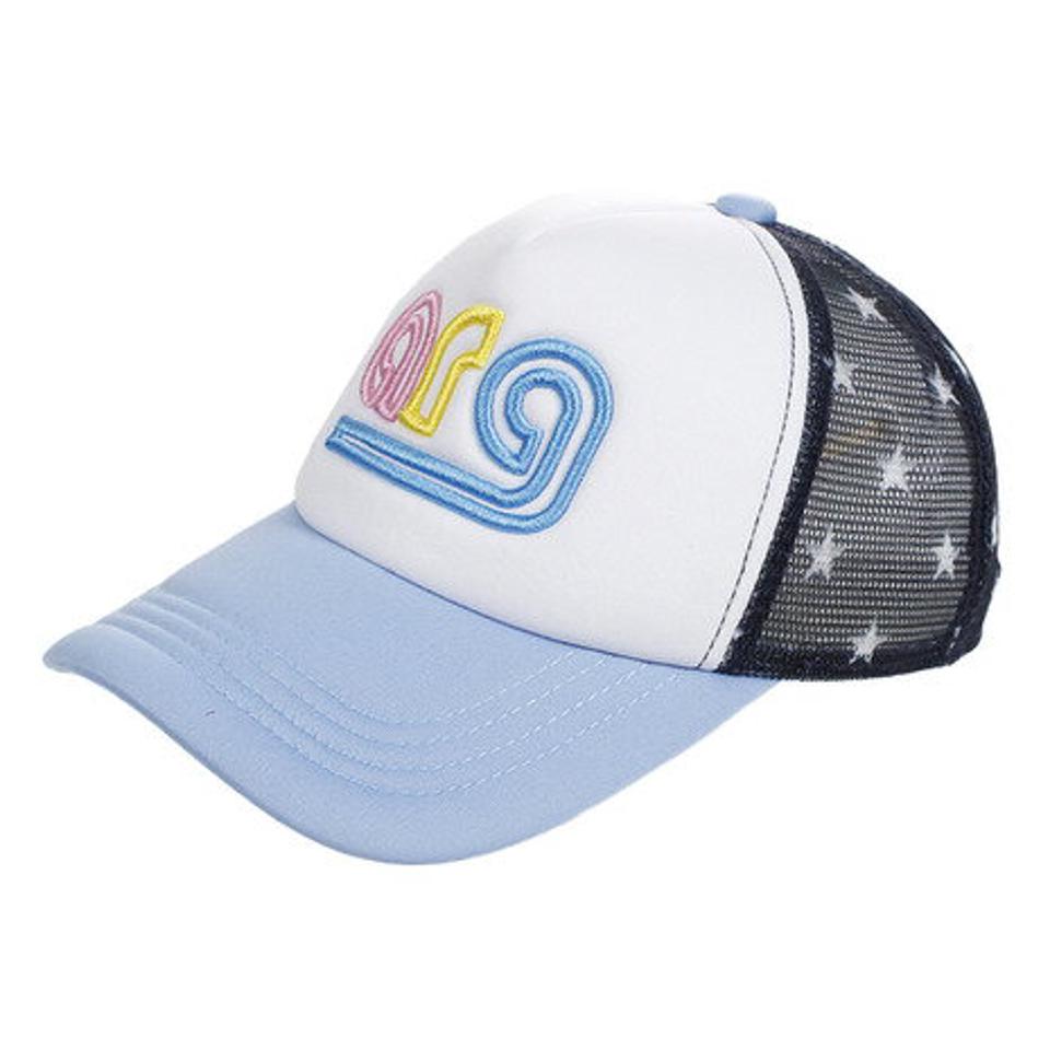 エーアールジー（arg） 帽子 キッズ ジュニア ロゴ メッシュキャップ AG83AC1084J SAX 日よけ （キッズ）