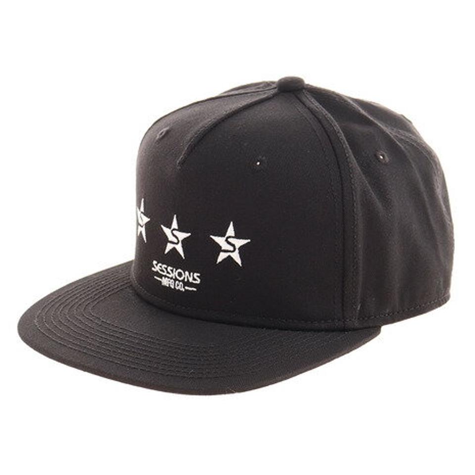 セッションズ（SESSIONS） 帽子 メンズ STAR EMBROIDERY BB キャップ 208128 BLK 日よけ （メンズ）