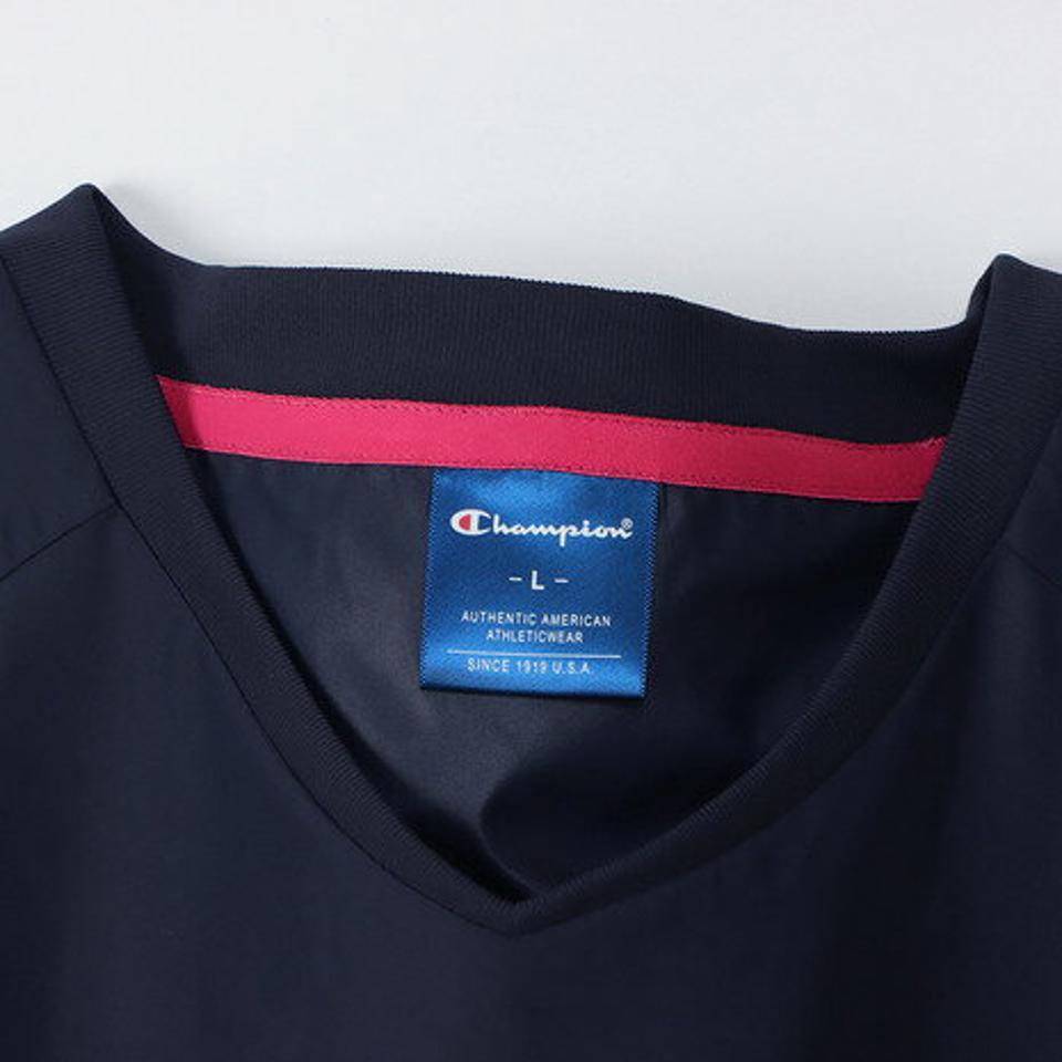 チャンピオン（CHAMPION） バレーボールウェア ハーフスリーブ ピステシャツ C3-VVC11 384 （メンズ、レディース）