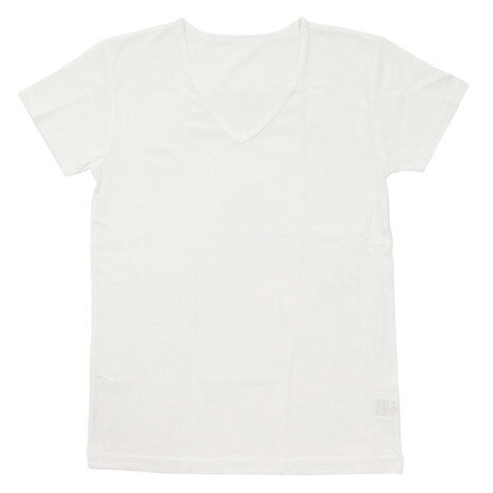 エーシーピージー（ACPG）（メンズ）ドライプラス 半袖Vネックシャツ 891PA0ASC6115WHT