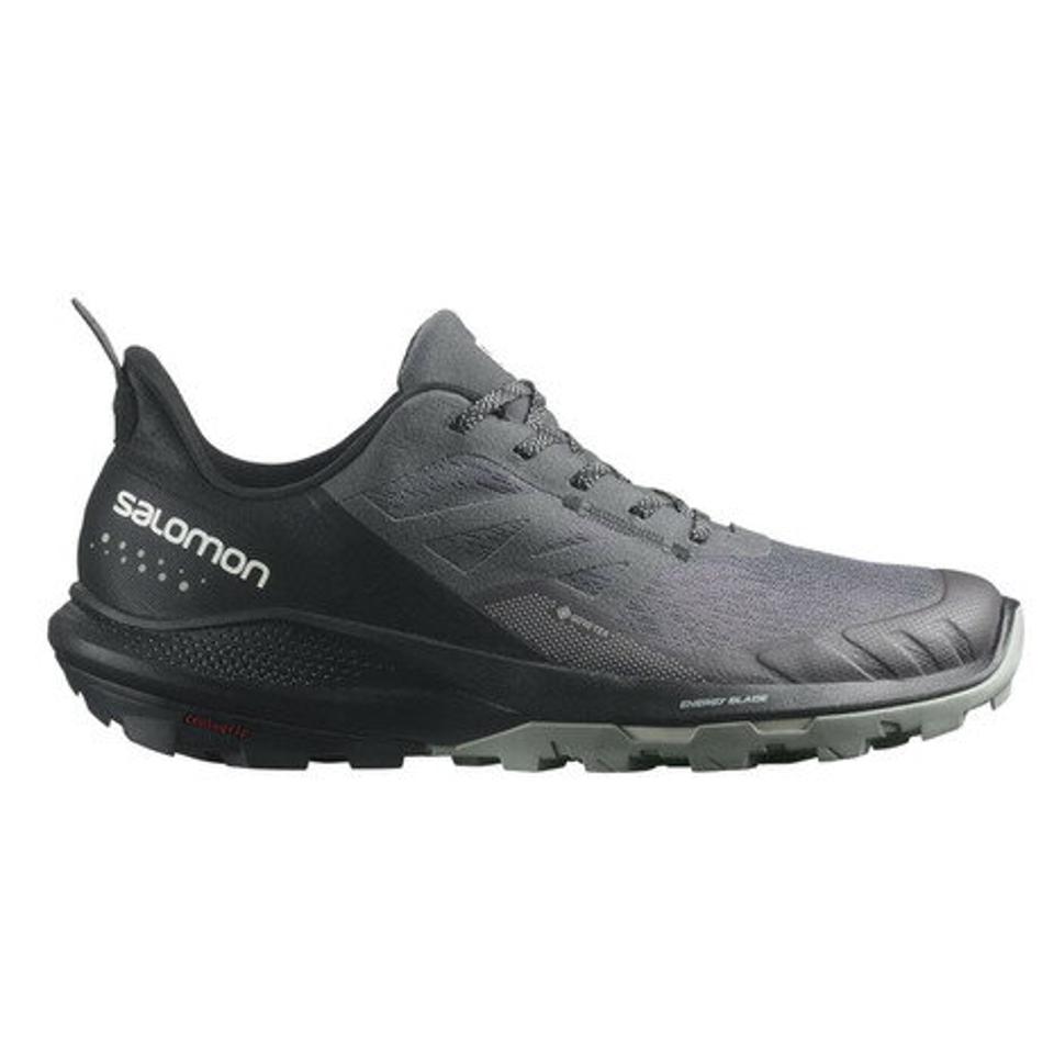 サロモン（SALOMON）（メンズ）OUTPULSE GORE-TEX アウトパルス ゴアテックス 登山靴トレッキングシューズ ローカット L41587800 ダークグレー