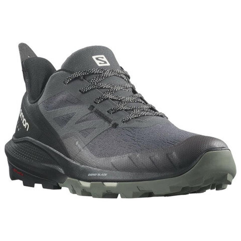 サロモン（SALOMON）（メンズ）OUTPULSE GORE-TEX アウトパルス ゴアテックス 登山靴トレッキングシューズ ローカット L41587800 ダークグレー