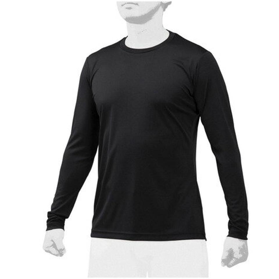 ミズノ(MIZUNO) 野球 アンダーシャツ ローネック 長袖 インナー シャツ 2枚組 12JA0Q0309 (メンズ)