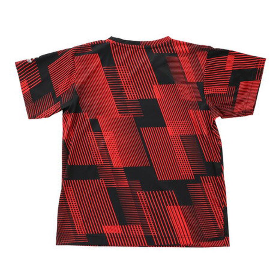 ジローム(GIRAUDM)(キッズ)ドライ 吸汗速乾 UVカット ジュニア Tスーツ 865GM1CD6722 RED Tシャツ&ハーフパンツセット