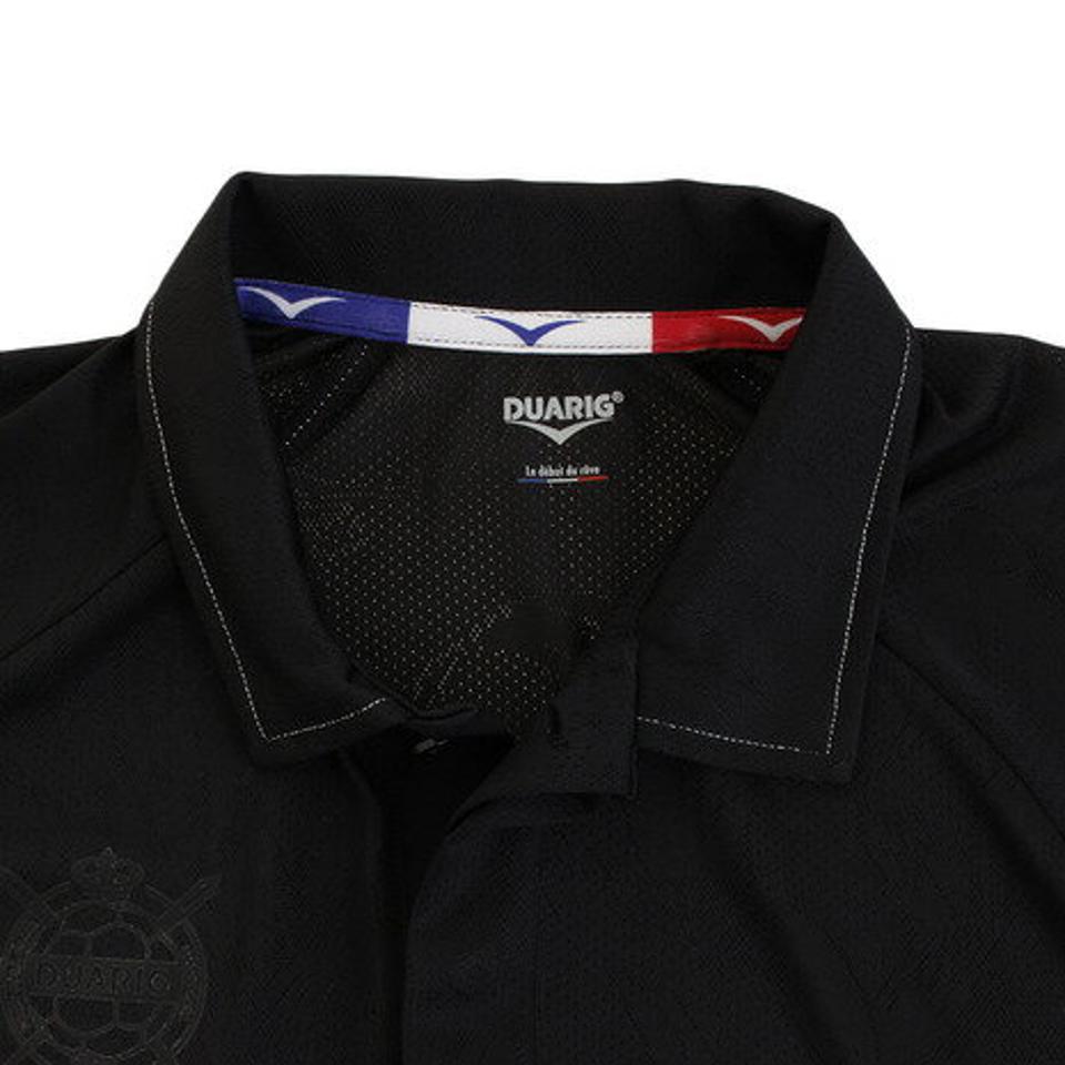 【5点以上購入10%OFFクーポン 8/1まで】デュアリグ(DUARIG) サッカー ウェア メンズ ドライプラス リリーポロシャツ 741D8HD021 BLK (メンズ)