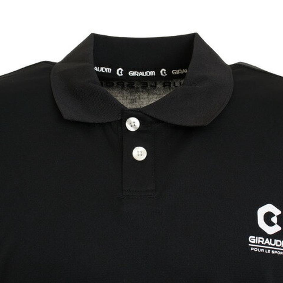 ジローム(GIRAUDM) ドライ 速乾 UVカット メンズ 半袖ポロシャツ 863GM0HD2475 BLK オンライン価格 (メンズ)