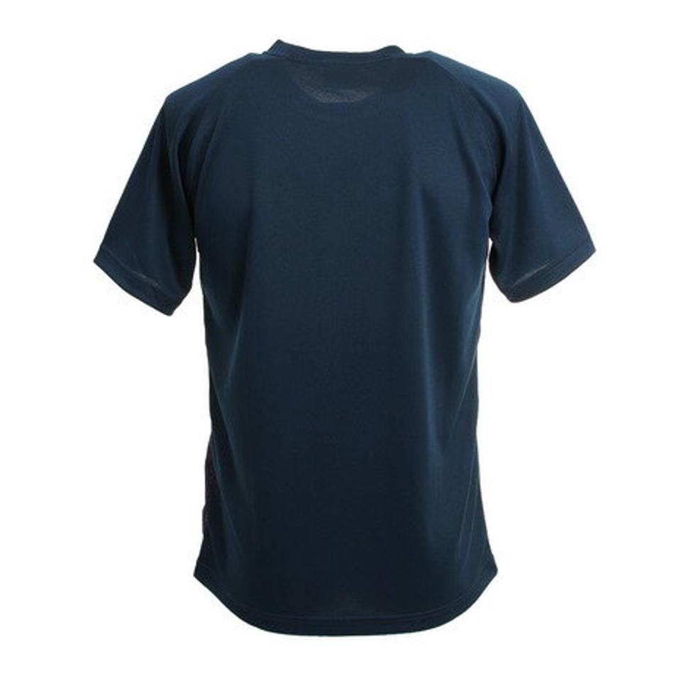Uea(Uea) 日本卓球協会(JTTA)公認 ドライプラス 卓球シャツ UEA307 NVY 卓球ウェア 吸汗速乾 (メンズ)