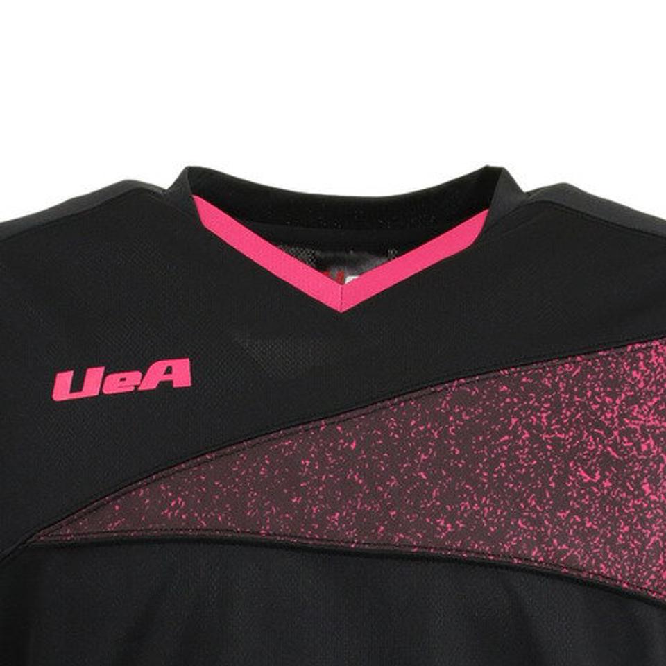 【10%OFFクーポン対象!6/16 1:59迄】Uea(Uea)(メンズ)卓球ウェア ユニフォーム 日本卓球協会(JTTA)公認 ドライプラス 卓球シャツ UEA303 BLK 吸汗速乾