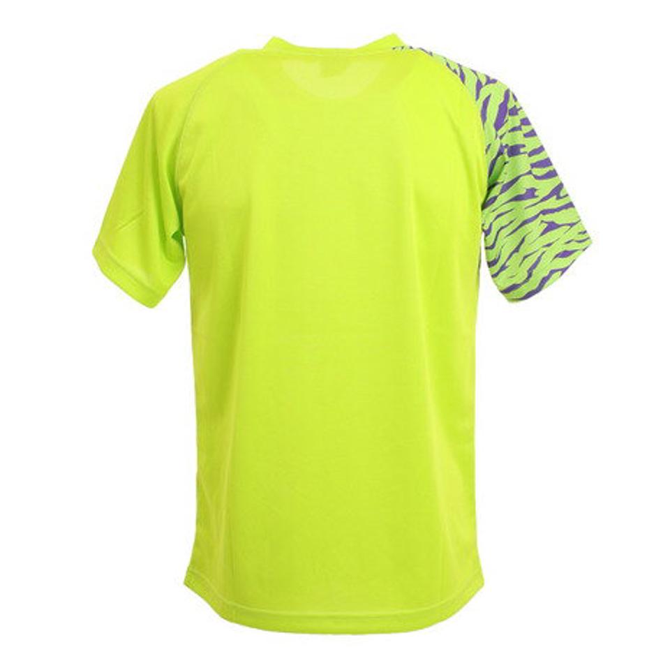 Uea(Uea) 日本卓球協会(JTTA)公認 ドライプラス 卓球シャツ UEA302 YEL 卓球ウェア 吸汗速乾 (メンズ)