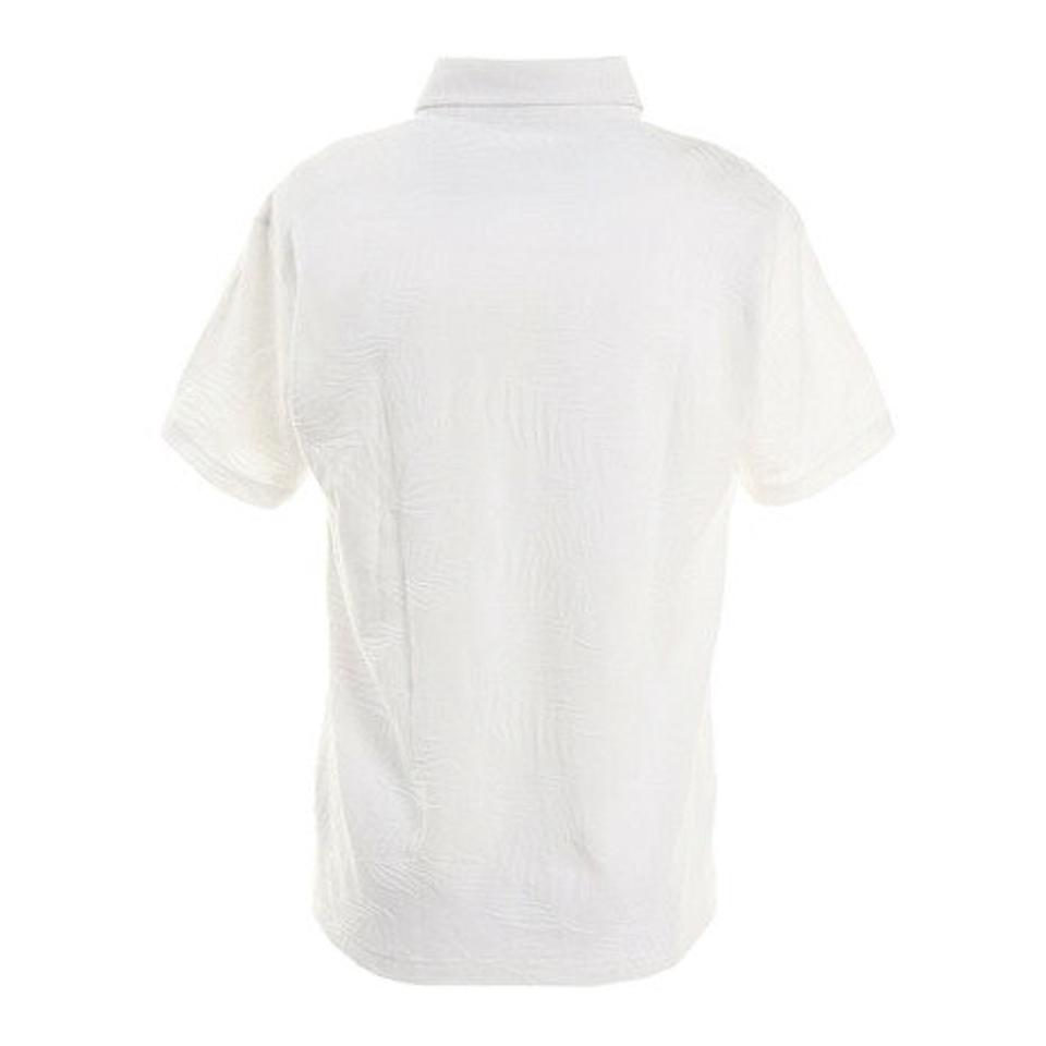 トランスコンチネンツ(TRANS CONTINENTS) ゴルフウェア メンズ リーフジャガワイドカラー 半袖ポロシャツ 19STRZ17-WH オンライン価格 (メンズ)