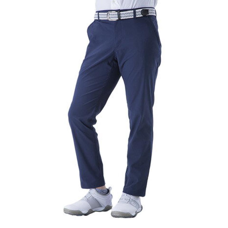 トランスコンチネンツ(TRANS CONTINENTS)(メンズ)ゴルフウェア 裾上げ不要 吸汗 速乾 消臭 メンズ 9分丈市松 ストレッチ アンクル丈パンツ 19STRZ18