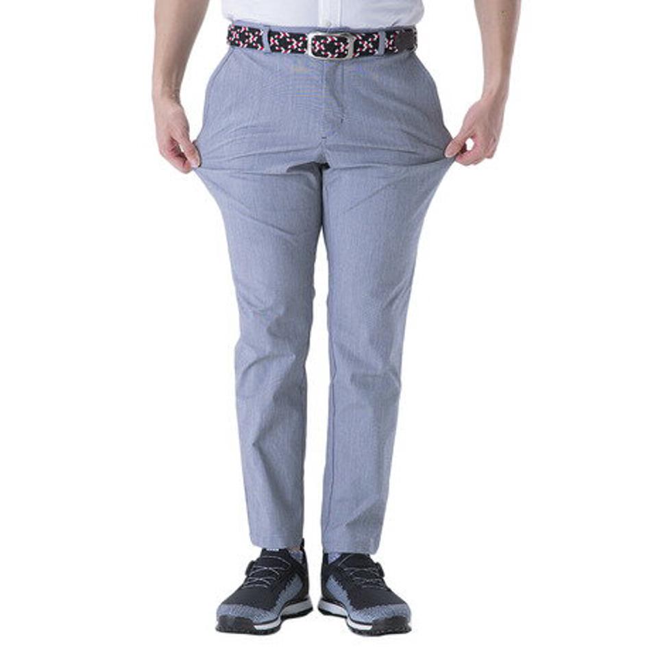 トランスコンチネンツ(TRANS CONTINENTS) ゴルフウェア メンズ 9分丈市松 ストレッチ アンクル丈パンツ 19STRZ18-GR (メンズ)