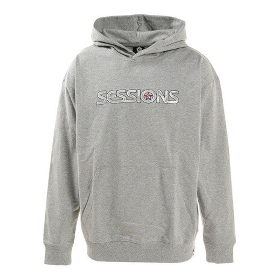 セッションズ（SESSIONS）（メンズ）パーカー オールド ロゴ フーディ LT 217161 MGRY