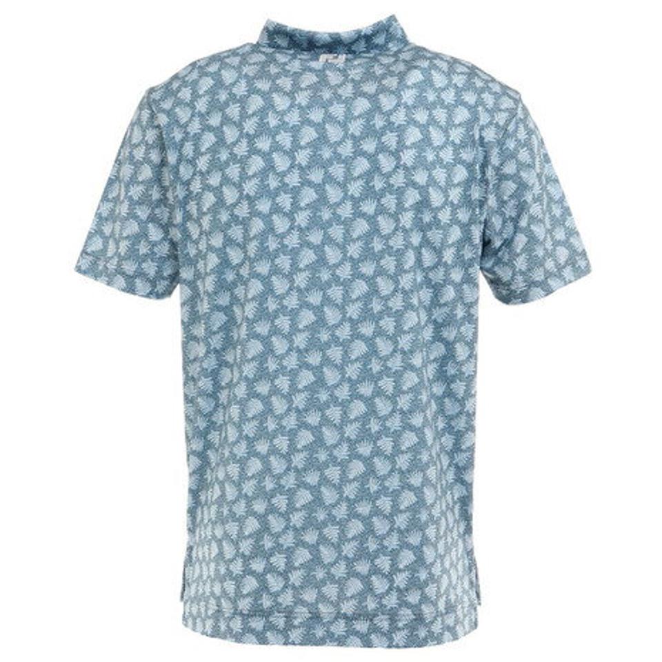 フットジョイ(FootJoy) ゴルフウェア シャドウパームプリント 半袖ポロシャツ FJ-S22-S07 23373 (メンズ)