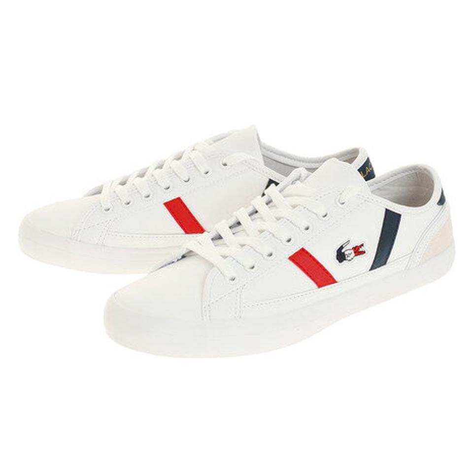 ラコステ（LACOSTE） カジュアルシューズ SIDELINE TRI 1 CMA052L-407 ホワイト 白 通学 学生 （メンズ）