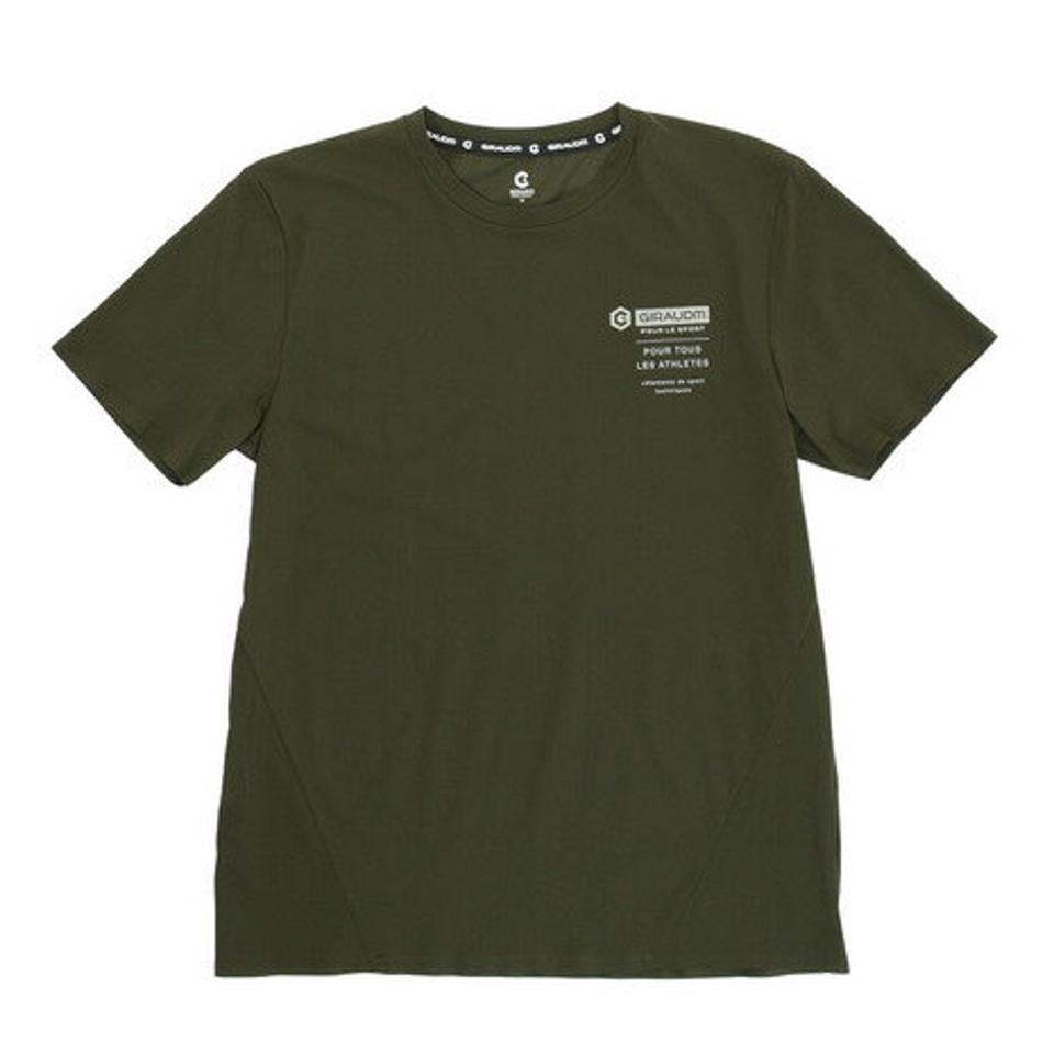 ジローム(GIRAUDM) ドライ 吸汗速乾 UVカット テッククロス Tスーツ 863GM1SD6720 KHK Tシャツ&ハーフパンツセット (メンズ)