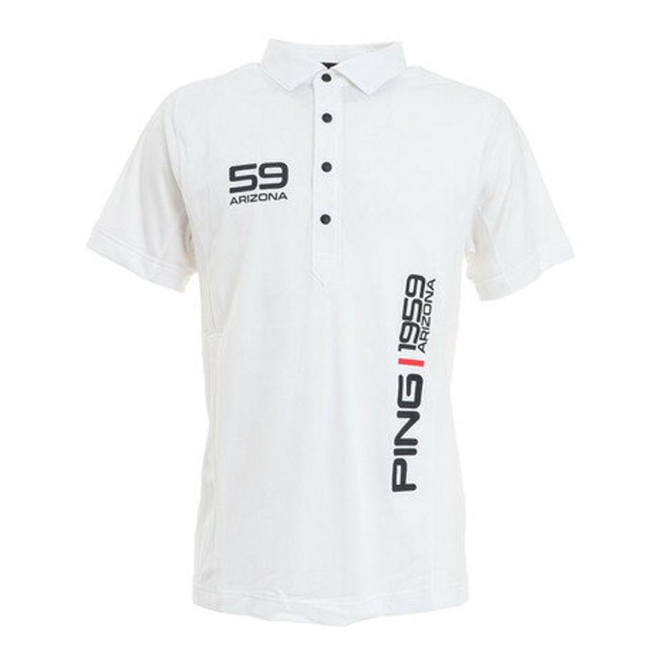 ピン(PING) ゴルフウェア ポロシャツ メッシュボーダー 621-2160200-030 (メンズ)