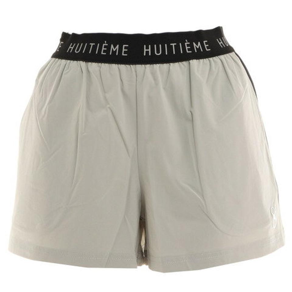 ウィッテム(HUITIEME)(レディース)ドライ 速乾 UV ロゴベルト ショートパンツ 192-76240