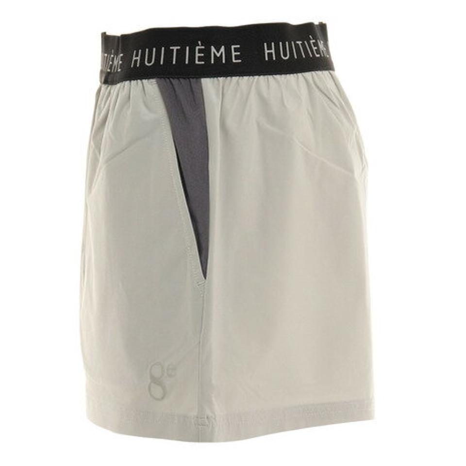 ウィッテム(HUITIEME)(レディース)ドライ 速乾 UV ロゴベルト ショートパンツ 192-76240