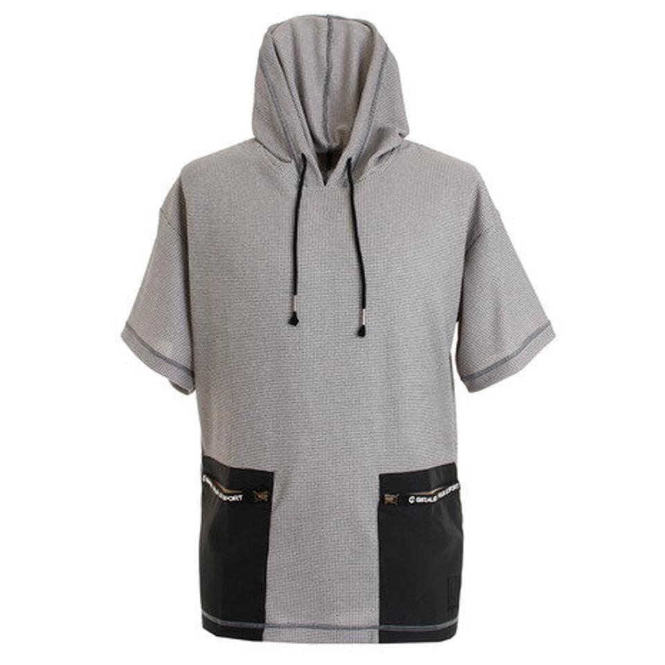 ジローム（GIRAUDM） ドライ 速乾 メンズ ハイブリッド 半袖 パーカー 863GM0UK2374 GRY オンライン価格 （メンズ）