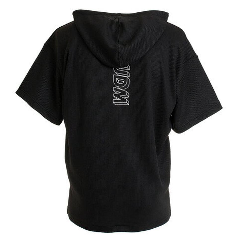 ジローム(GIRAUDM) ドライ 速乾 メンズ ハイブリッド 半袖 パーカー 863GM0UK2374 BLK オンライン価格 (メンズ)