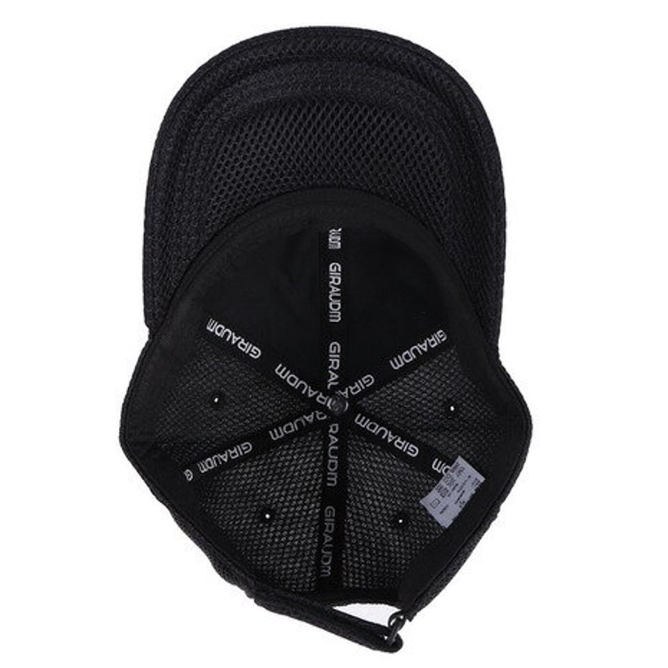 【10/26 10:00〜10/28 23:59迄 エントリー＆対象3店舗買い回りで最大P10倍！】ジローム（GIRAUDM） 帽子 メンズ キャップ 3Dロゴキャップ 897GM0ST6195 BLK 大きめ 日よけ ランニングキャップ （メンズ）