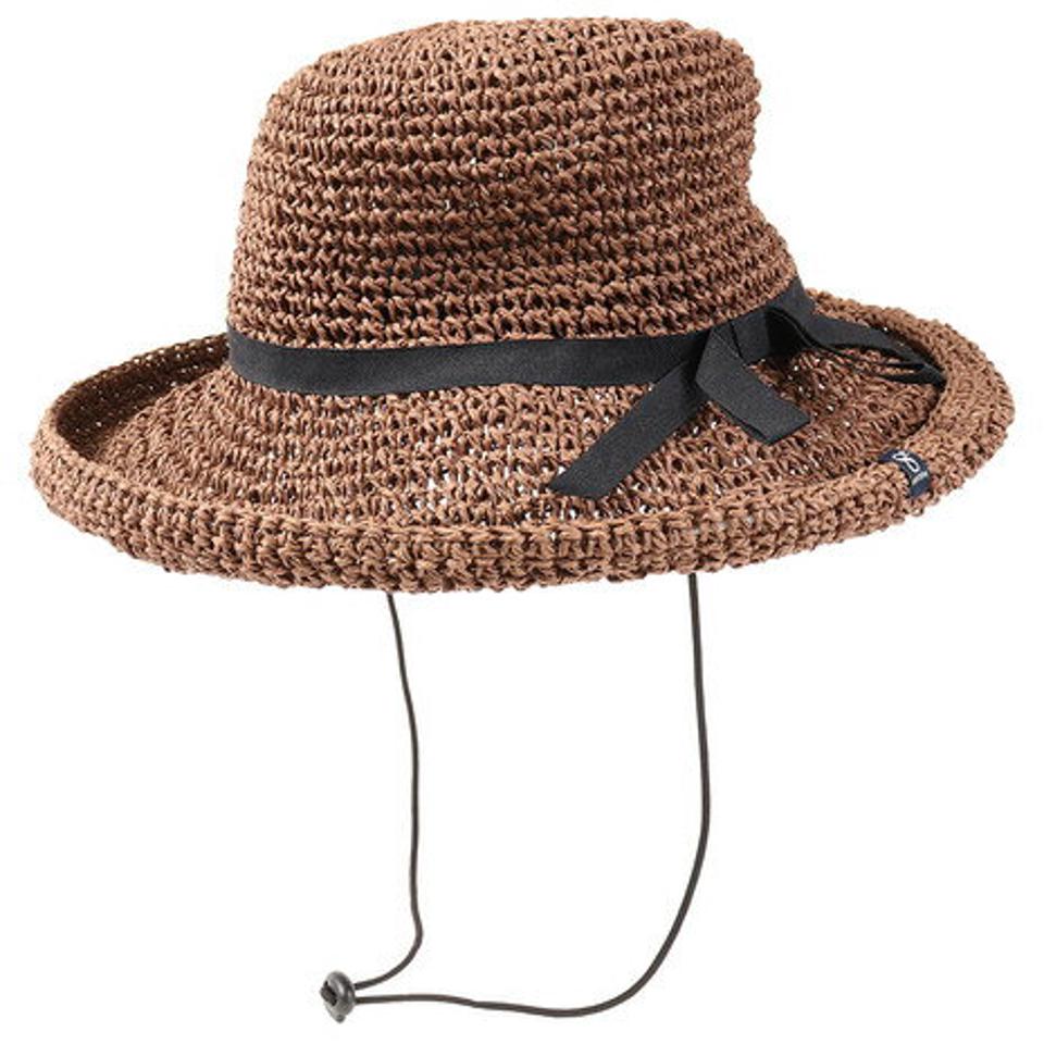 ウィッテム（HUITIEME） 帽子 レディース 麦わら帽子 SINGLE CROCHET PAPER ハット HU20SST898006 BRN 大きめ 日よけ （レディース）