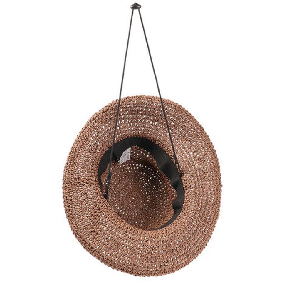 ウィッテム（HUITIEME） 帽子 レディース 麦わら帽子 SINGLE CROCHET PAPER ハット HU20SST898006 BRN 大きめ 日よけ （レディース）