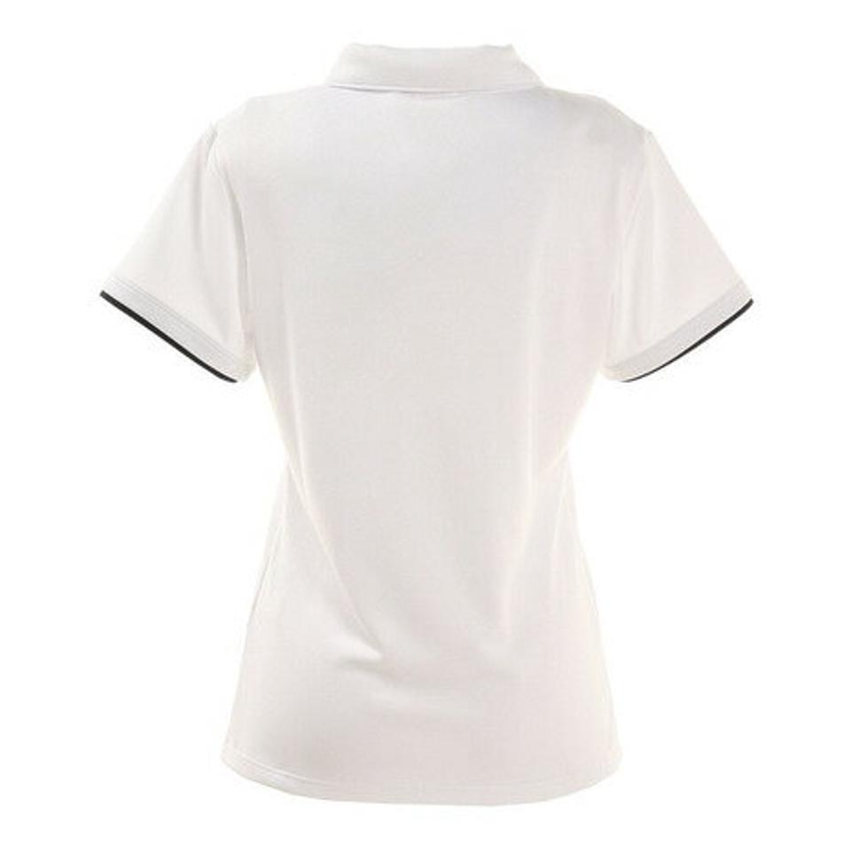 ルコック スポルティフ（Lecoq Sportif）（レディース）半袖襟付きシャツ QMWRJA41XB WHT