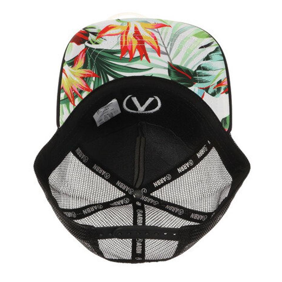 エアボーン（ARBN） 帽子 メンズ メッシュキャップ ロゴキャップ ARBNACC-12003 BLXWH 大きめ 日よけ （メンズ）