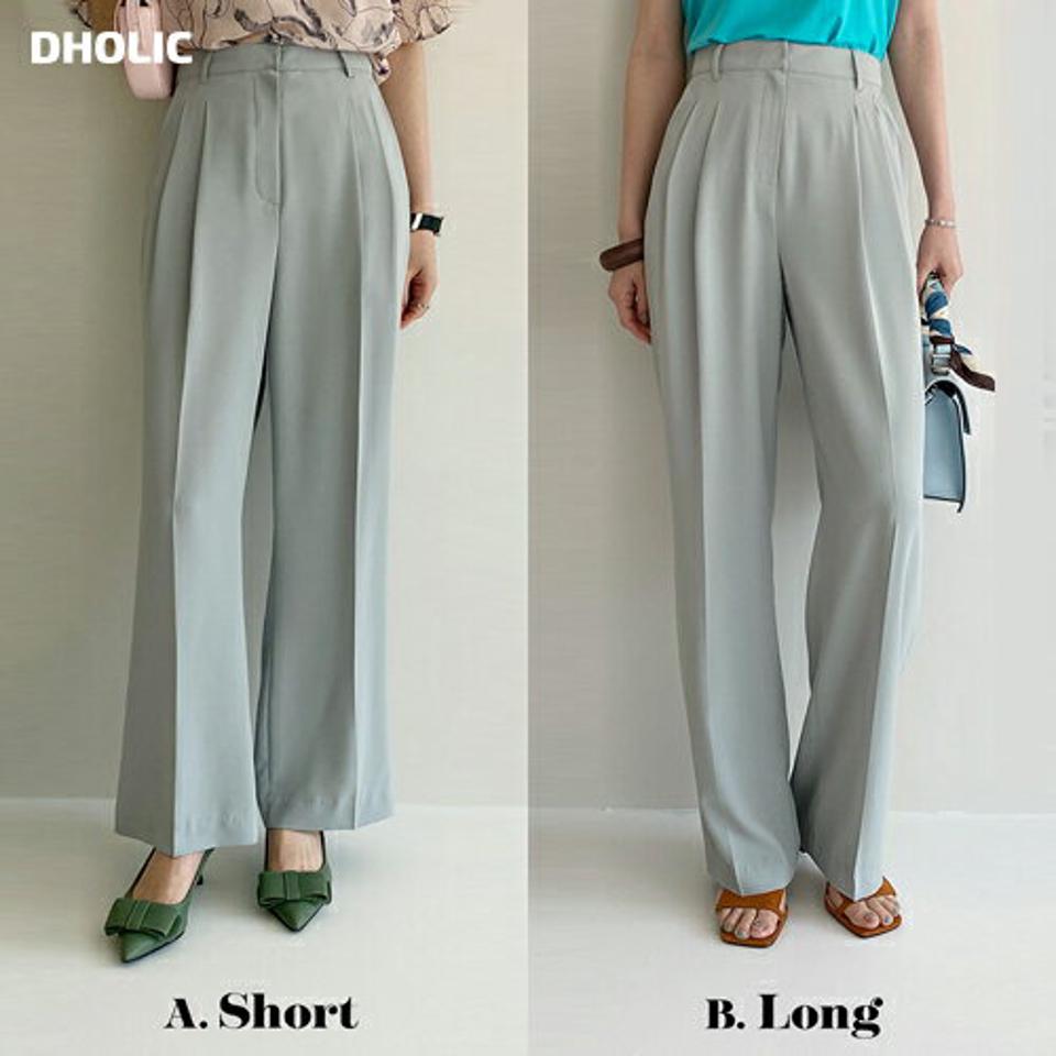 2TYPEワイドスラックス・全8色・b72092 レディース 【pt】スラックス パンツ 単色 無地 シンプル ロング丈 パステル ベーシック オフィスカジュアル ハイウエスト カラーパンツ 春 夏 フェミニン 上品 きれいめ 大人っぽ 韓国ファッション ハイホリHIHOLLI