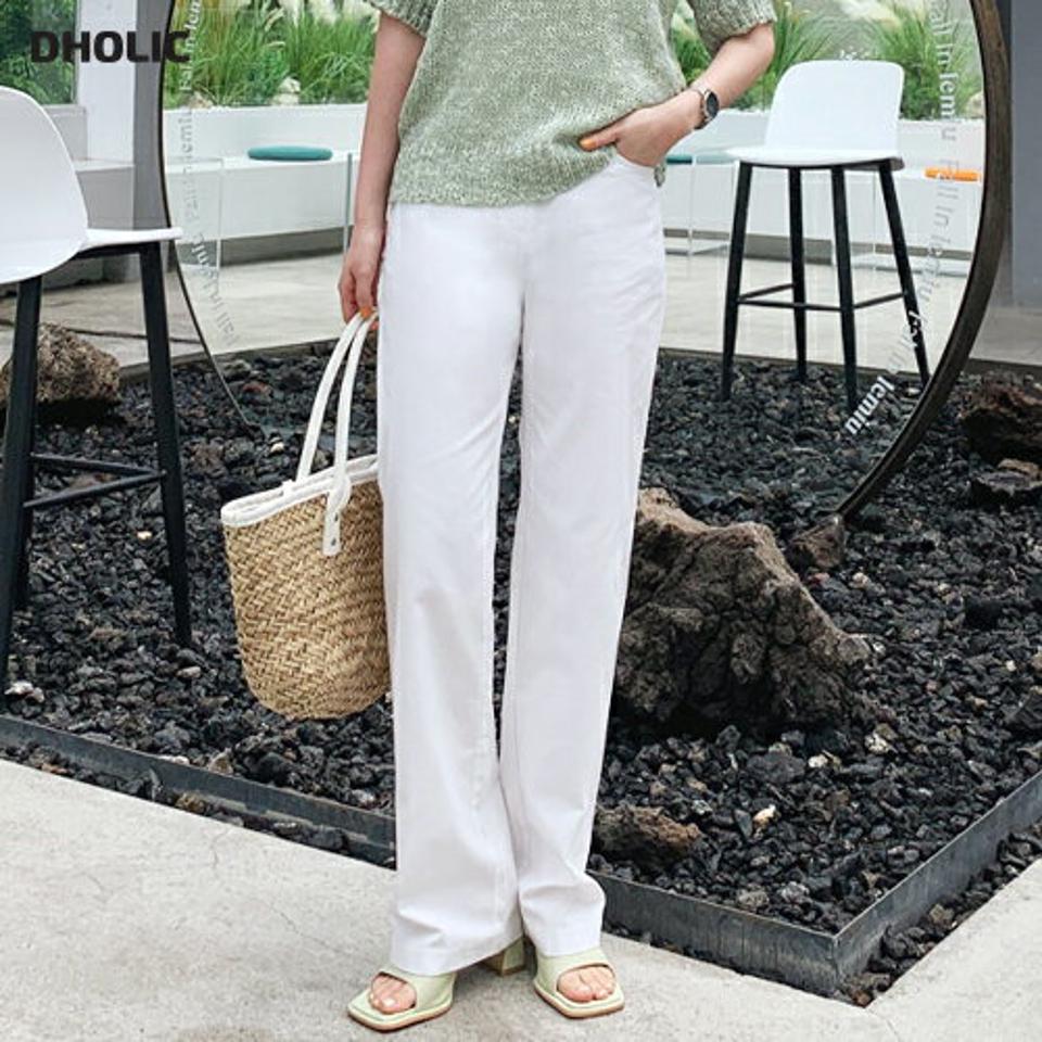 カラーワイドコットンパンツ・全3色・t67106 レディース 【pt】パンツ ズボン ロングパンツ コットン 綿 ワイドパンツ 単色 無地 ベーシック シンプル カジュアル ストレート ワイド ハイウエスト フルレングス 春 夏 秋 韓国ファッション