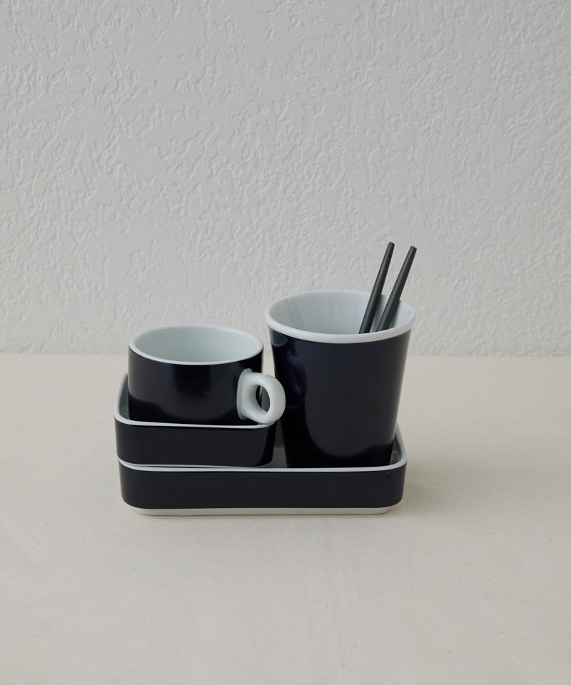 Retro Bc Tableware Porcelain Cup Blue