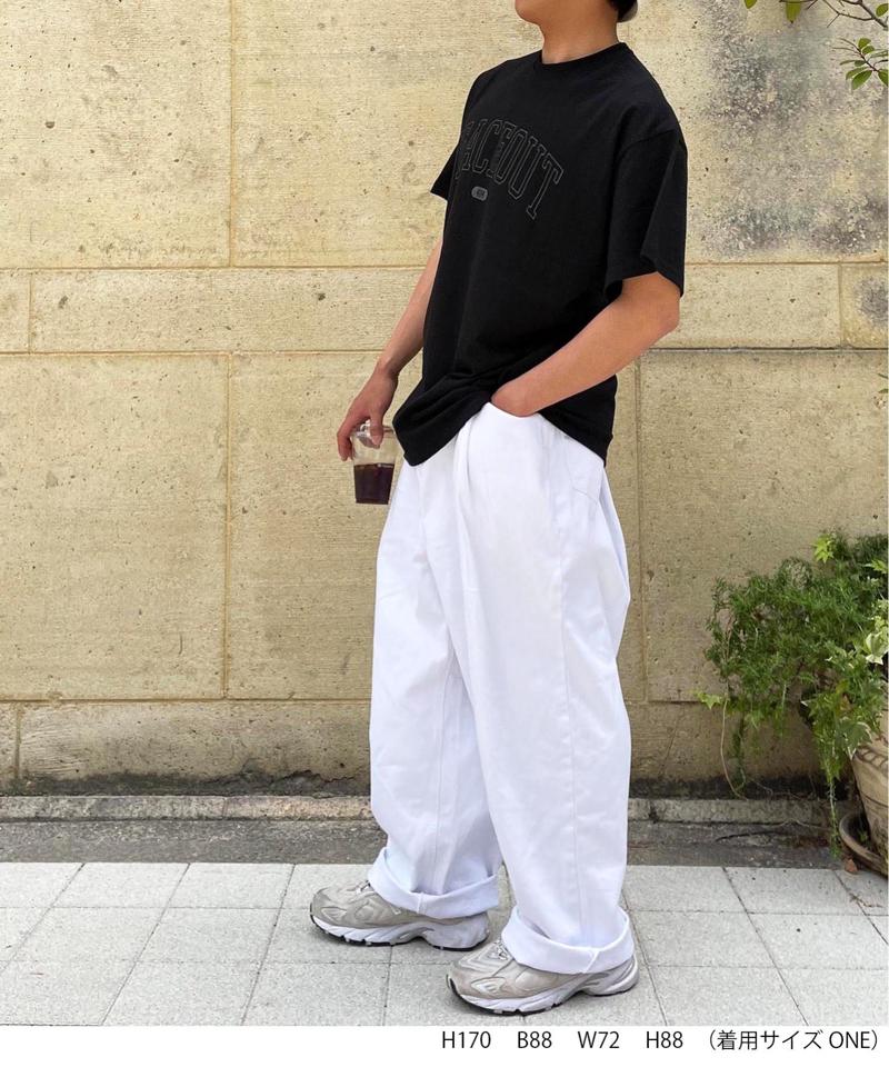 【ユニセックス】 choice_cnl  "PEACEOUT"半袖Tシャツ（choice_cnl）