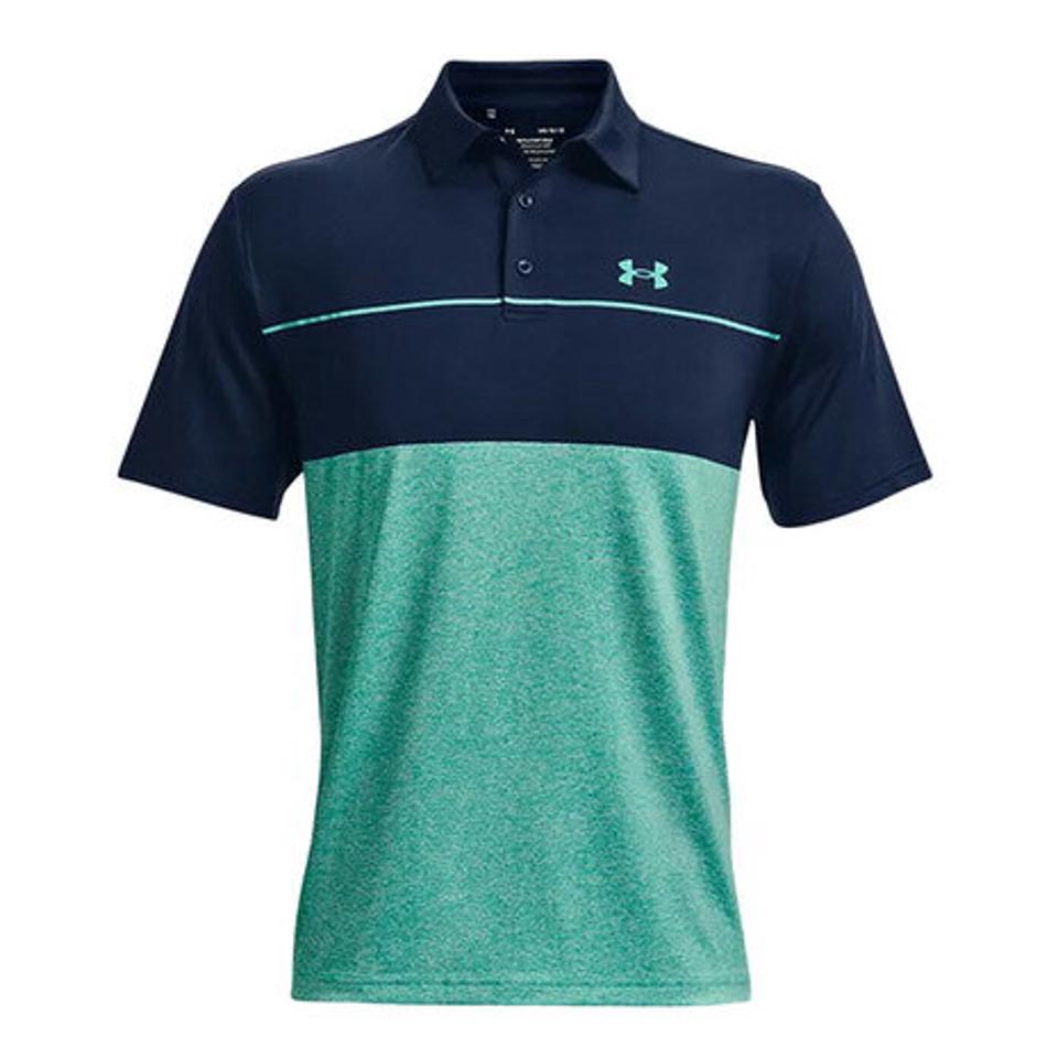 アンダーアーマー（UNDER ARMOUR） ゴルフウェア 春夏 吸汗速乾 UVカット 高通気 プレーオフ 半袖ポロシャツ2.0 1327037 467 （メンズ）