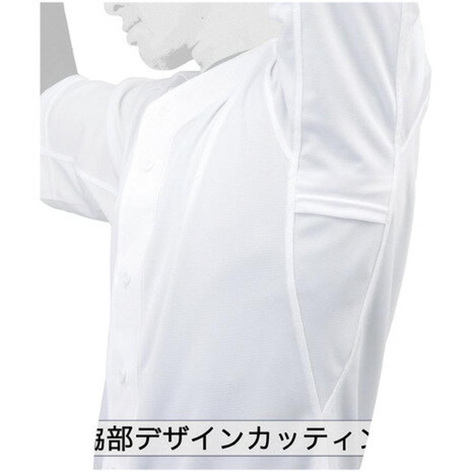 ミズノ(MIZUNO)(メンズ)野球 ユニフォーム 練習用 メッシュユニフォームシャツ フルオープン型 12JC8F6801