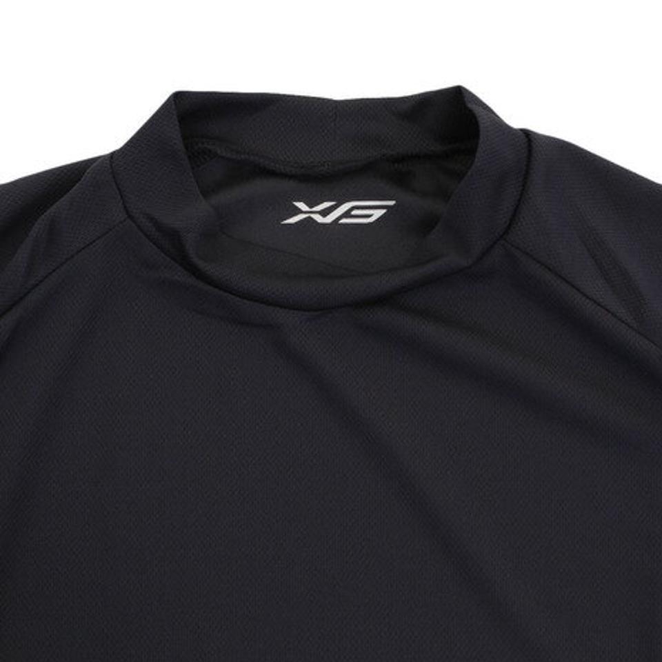 エックスティーエス（XTS） 野球 アンダーシャツ 半袖 ドライプラス ハイネックインナー シャツ 723G5ES5960 ネイビー （メンズ）