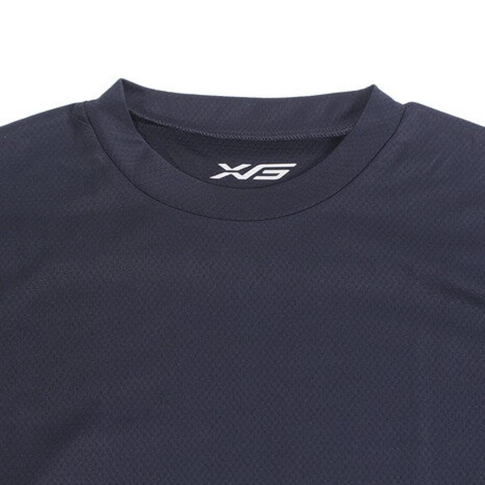 エックスティーエス（XTS） 野球 アンダーシャツ 半袖 シャインブロック インナー シャツ 723G8CD2515 ネイビー （メンズ）
