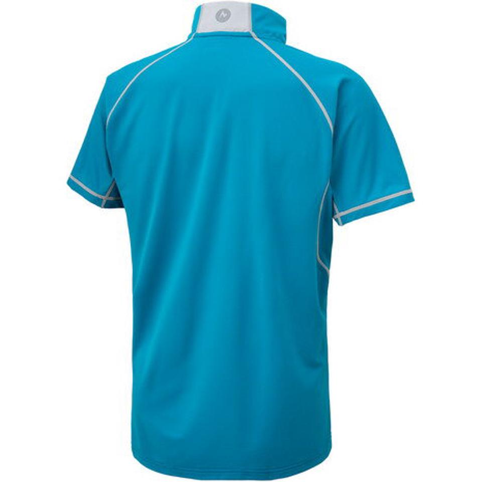 【5/15限定 エントリー＆3点以上ご購入でP最大10倍】マーモット（Marmot） 半袖ジップシャツ サンスクリーンクライムスピードハーフス TOMRJA63 TTL トップス カジュアル スポーツ UVカット （メンズ）