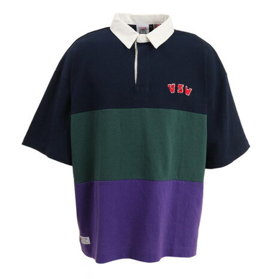 【10/10 24h限定エントリー＆対象4店舗買い回りで最大P10倍！】ヴィジョン（VISION） USACOTTON ラガーシャツ 2505014-60 NAV （メンズ）