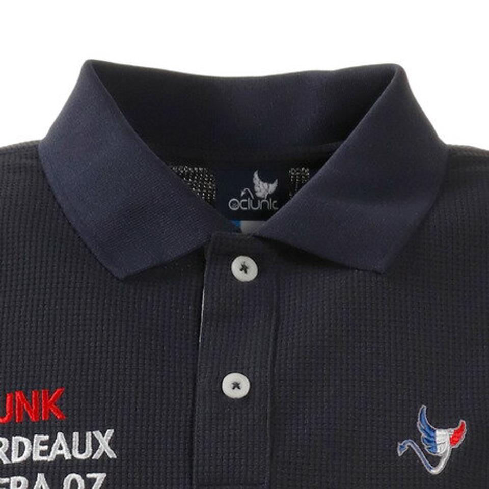 クランク（CLUNK） ゴルフウェア ワッフルロゴ ポロシャツ E20 CL5HTG61 NVY （メンズ）