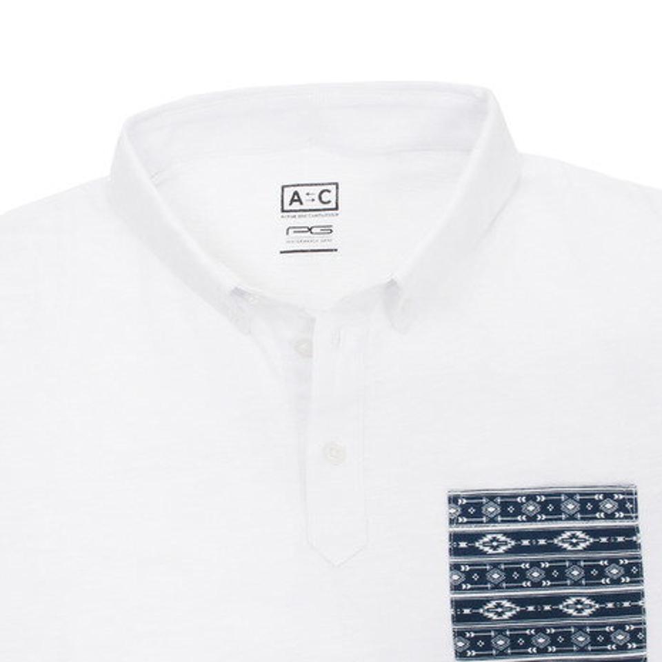 エーシーピージー（ACPG） スラブ天竺ポロシャツ 871PA9CD6359WHT オンライン価格 （メンズ）