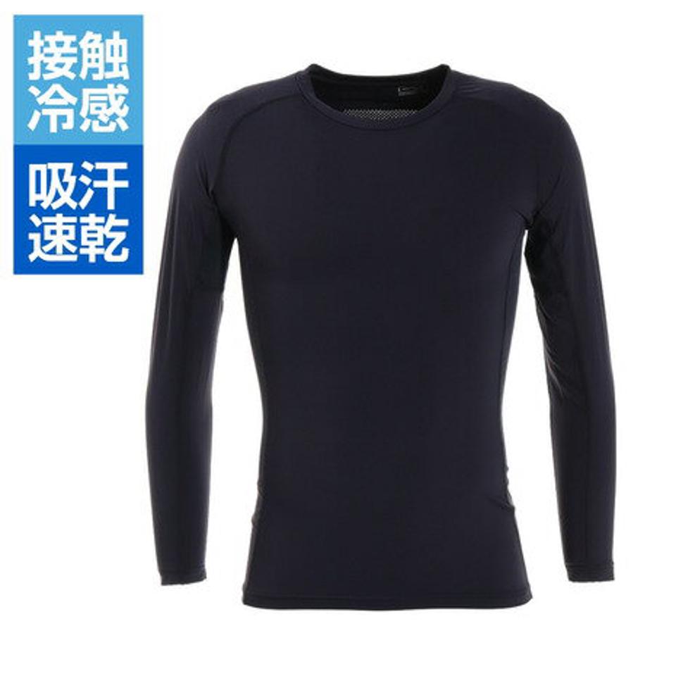 パフォーマンスギア（PG）（メンズ）野球 アンダーシャツ 冷感 長袖 インナー シャツ 723PG0ES7864 ネイビー 夏用 暑さ対策